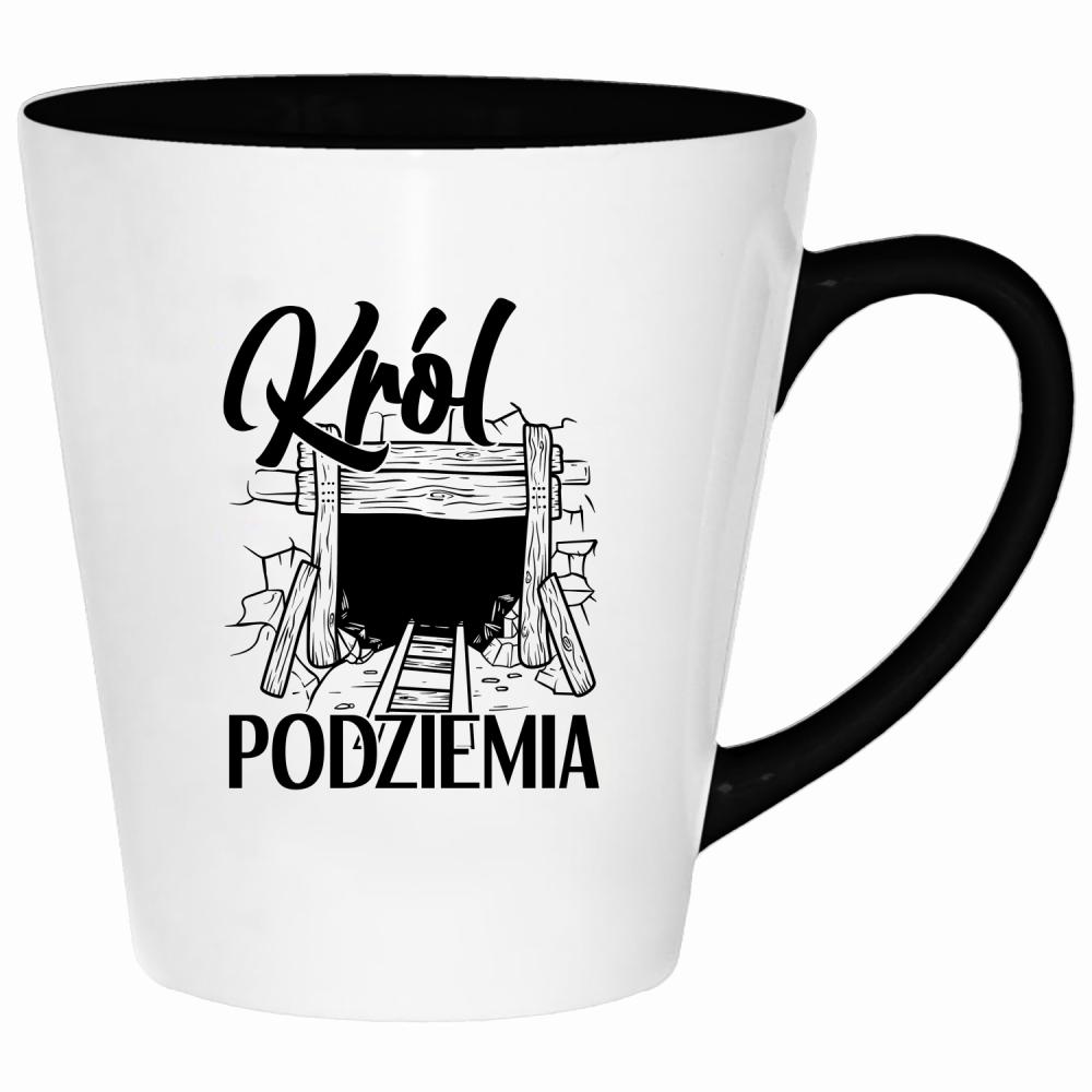 Król podziemia kubek latte kolor navy