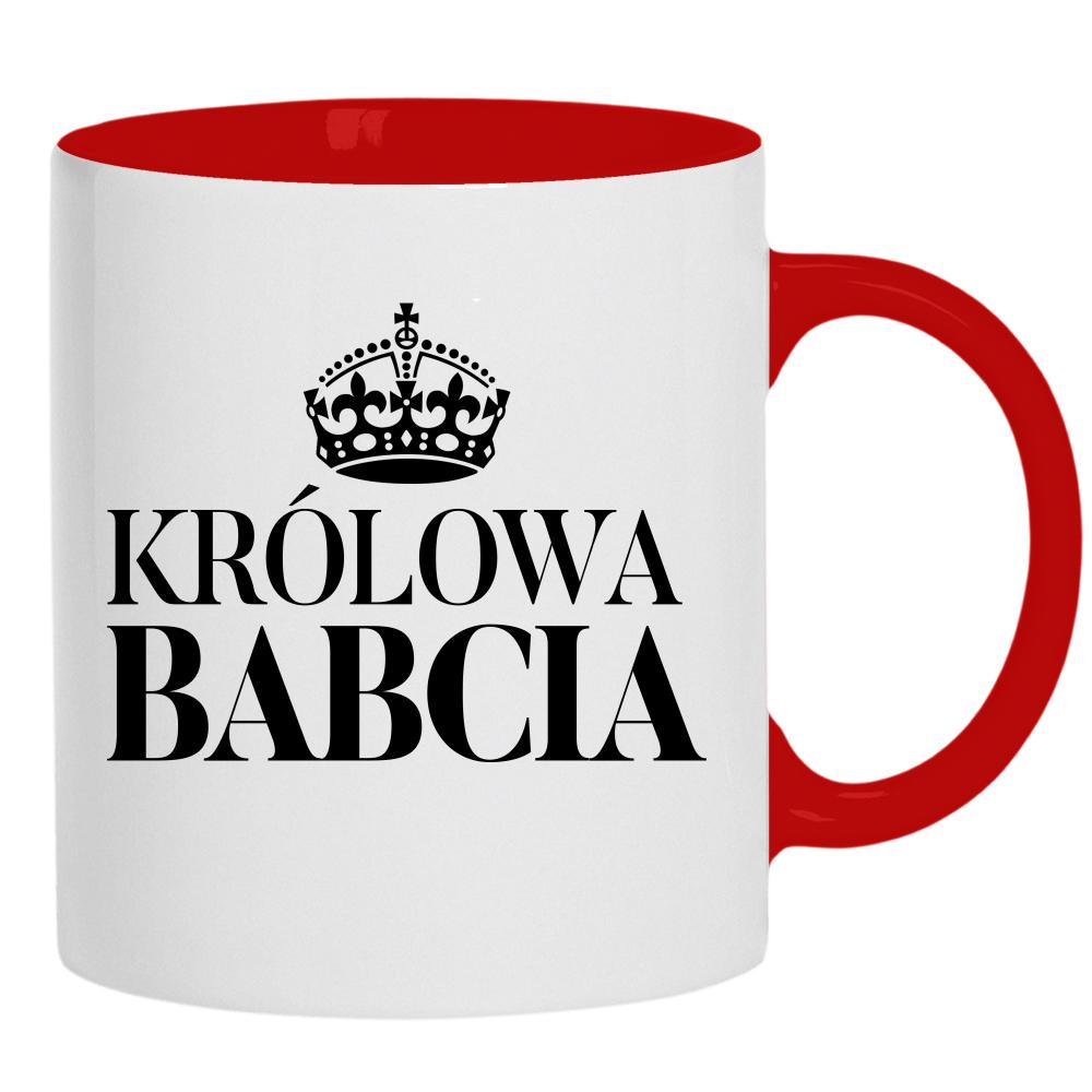 Królowa Babcia kubek ucho kolor