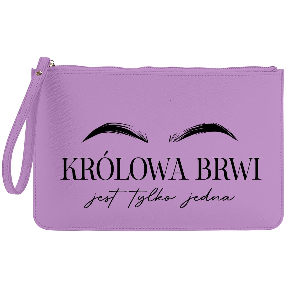 Królowa brwi jest tylko jedna kosmetyczka kolor purpurowy