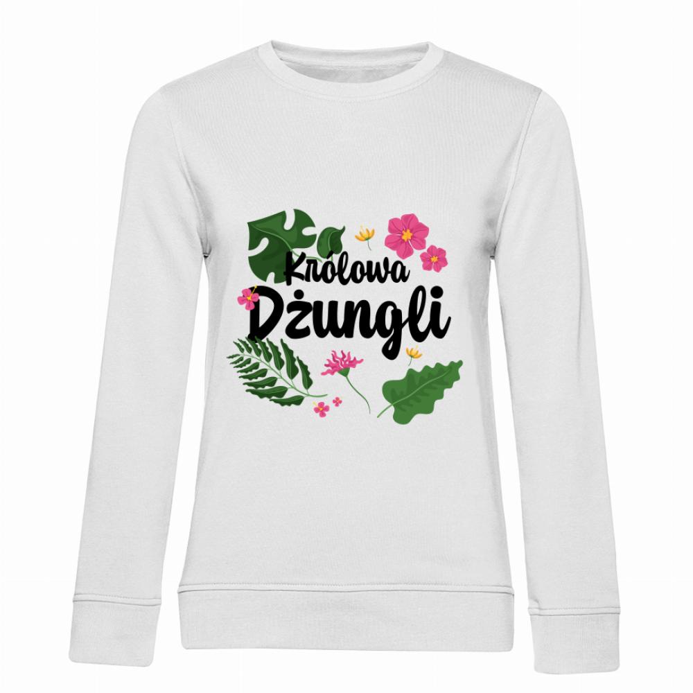 Królowa dżungli bluza damska bez kaptura