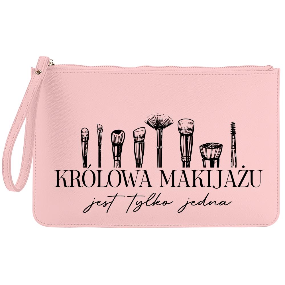 Królowa makijażu jest tylko jedna kosmetyczka kolor kremowy kosmetyczka