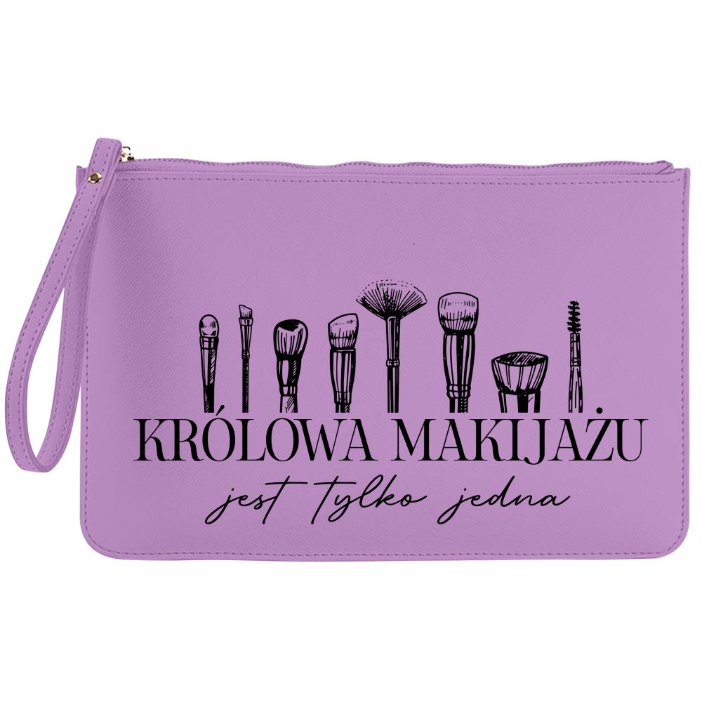 Królowa makijażu jest tylko jedna kosmetyczka kolor purpurowy