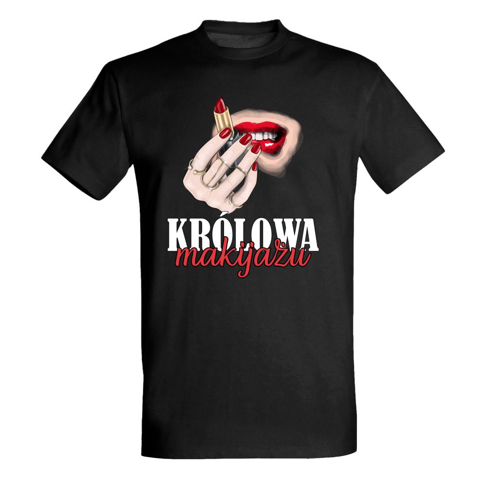KRÓLOWA MAKIJAŻU koszulka męska