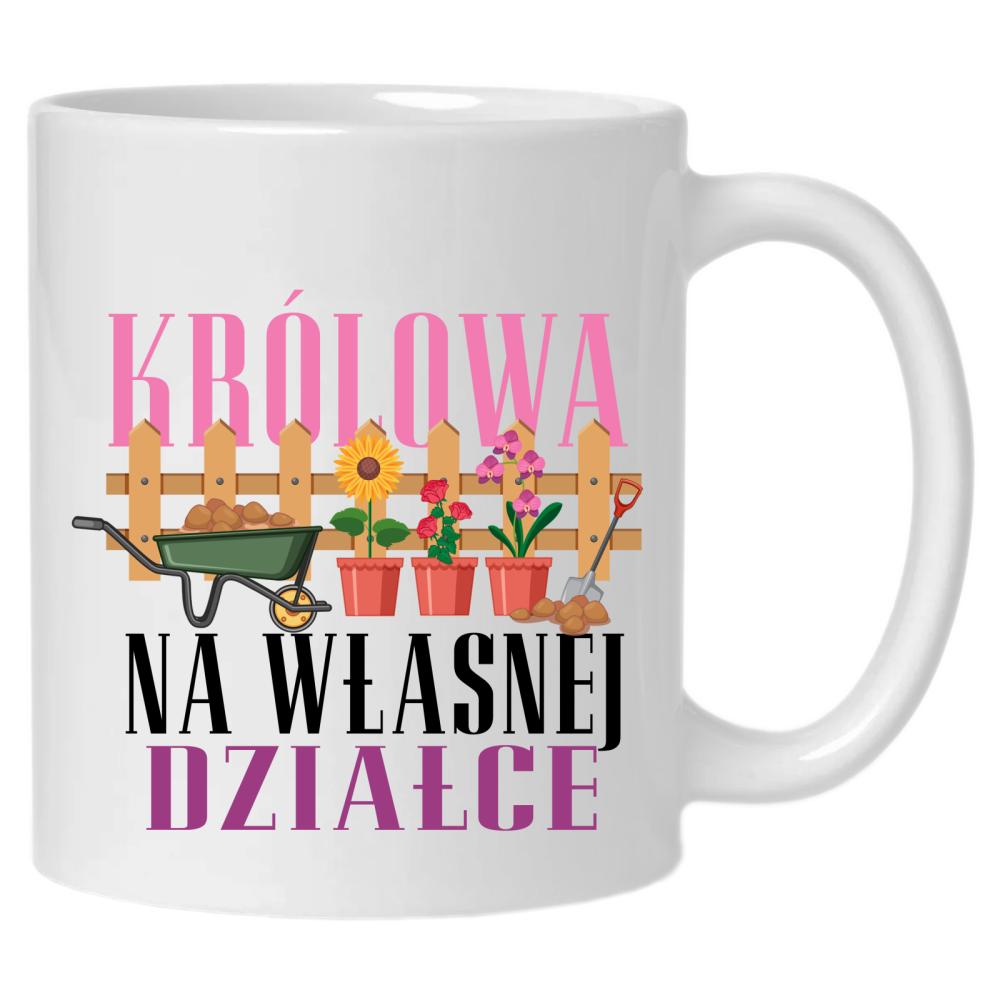 Królowa na własnej Działce kubek