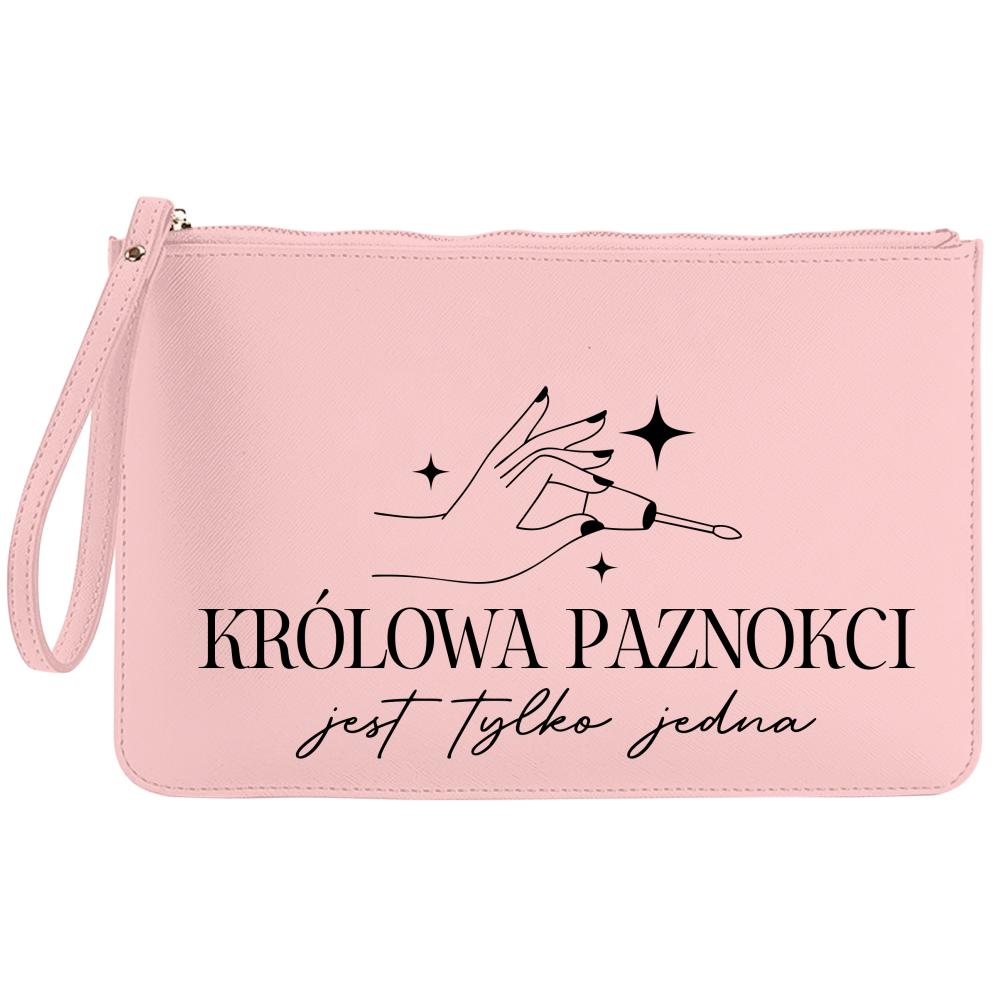 Królowa paznokci jest tylko jedna kosmetyczka kolor kremowy kosmetyczka