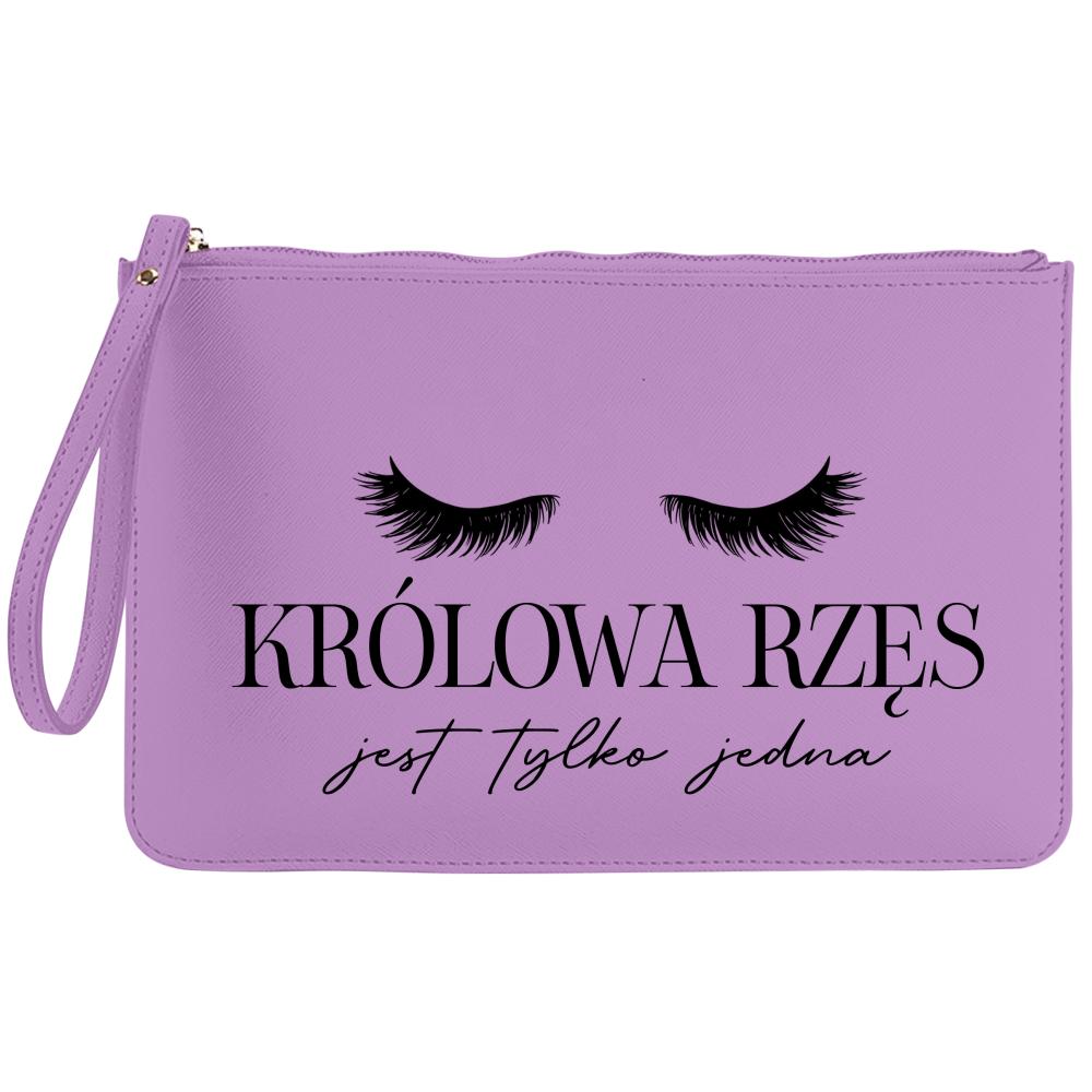 Królowa rzęs jest tylko jedna kosmetyczka kolor purpurowy