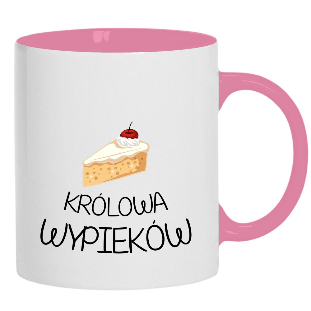 Królowa Wypierków kubek ucho kolor kolor różowy