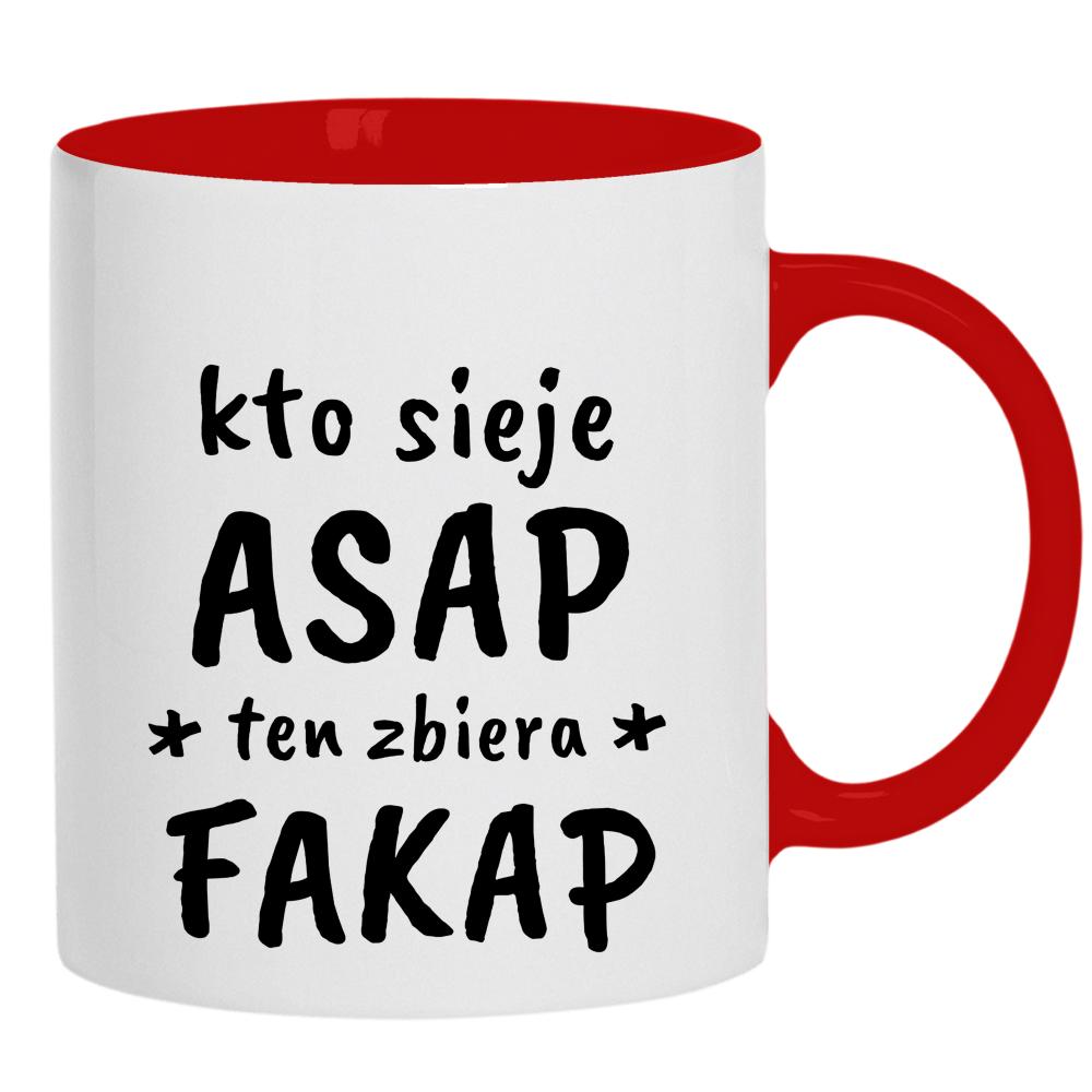 kto sieje ASAP kubek ucho kolor