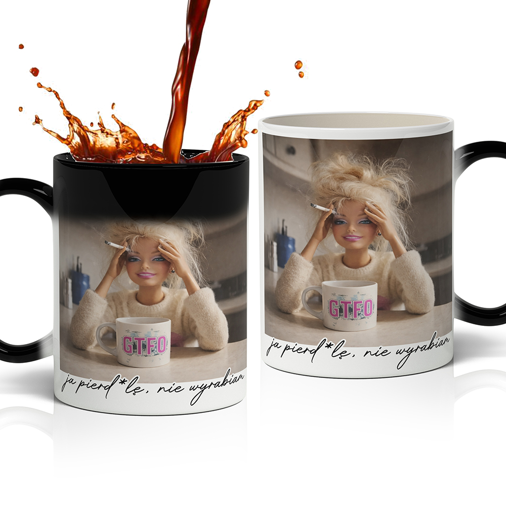 KUBEK BARBIE – VIRAL DOLL kubek magiczny