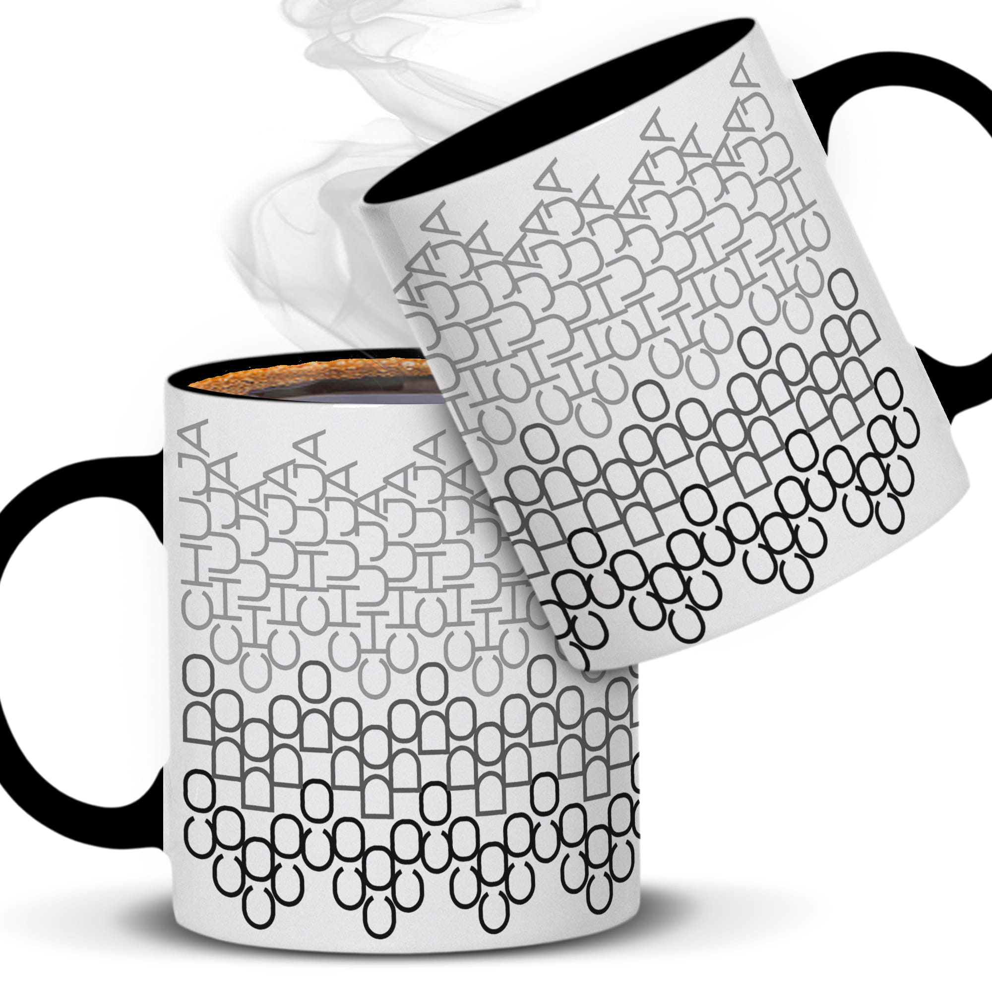 Kubek Co do ch#ja kubek ucho kolor kolor czarnyy