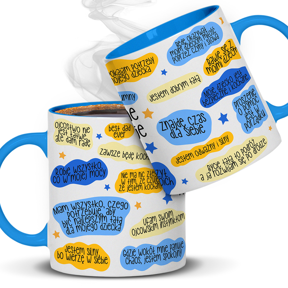 KUBEK CODZIENNE AFIRMACJE TATY