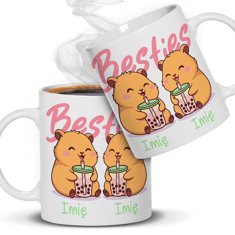 KUBEK DLA BESTIE kubek ucho kolor kolor biały