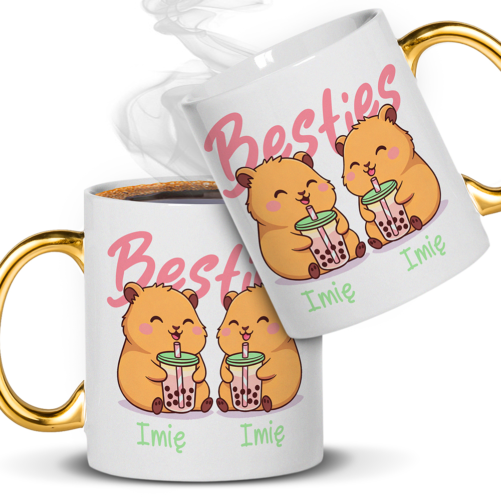 KUBEK DLA BESTIE kubek ucho złote