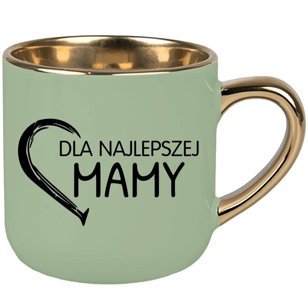 Kubek Dla najlepszej mamy kubek elegant duży kolor zielony 2