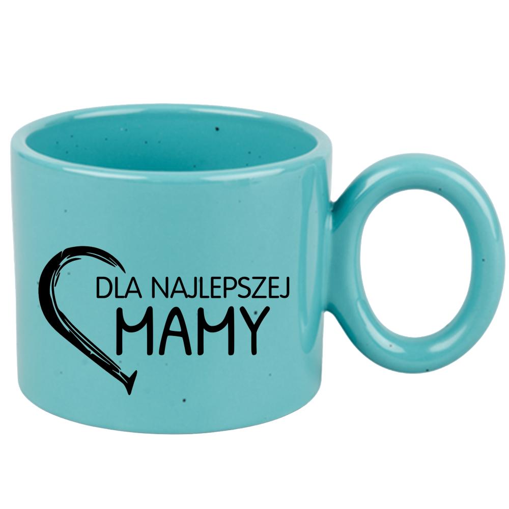 Kubek Dla najlepszej mamy kubek ravenna turkusowy kolor pastelowy fiolet
