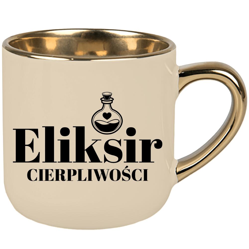 Kubek Elegant Eliksir cierpliwości kubek elegant duży kolor kremowy