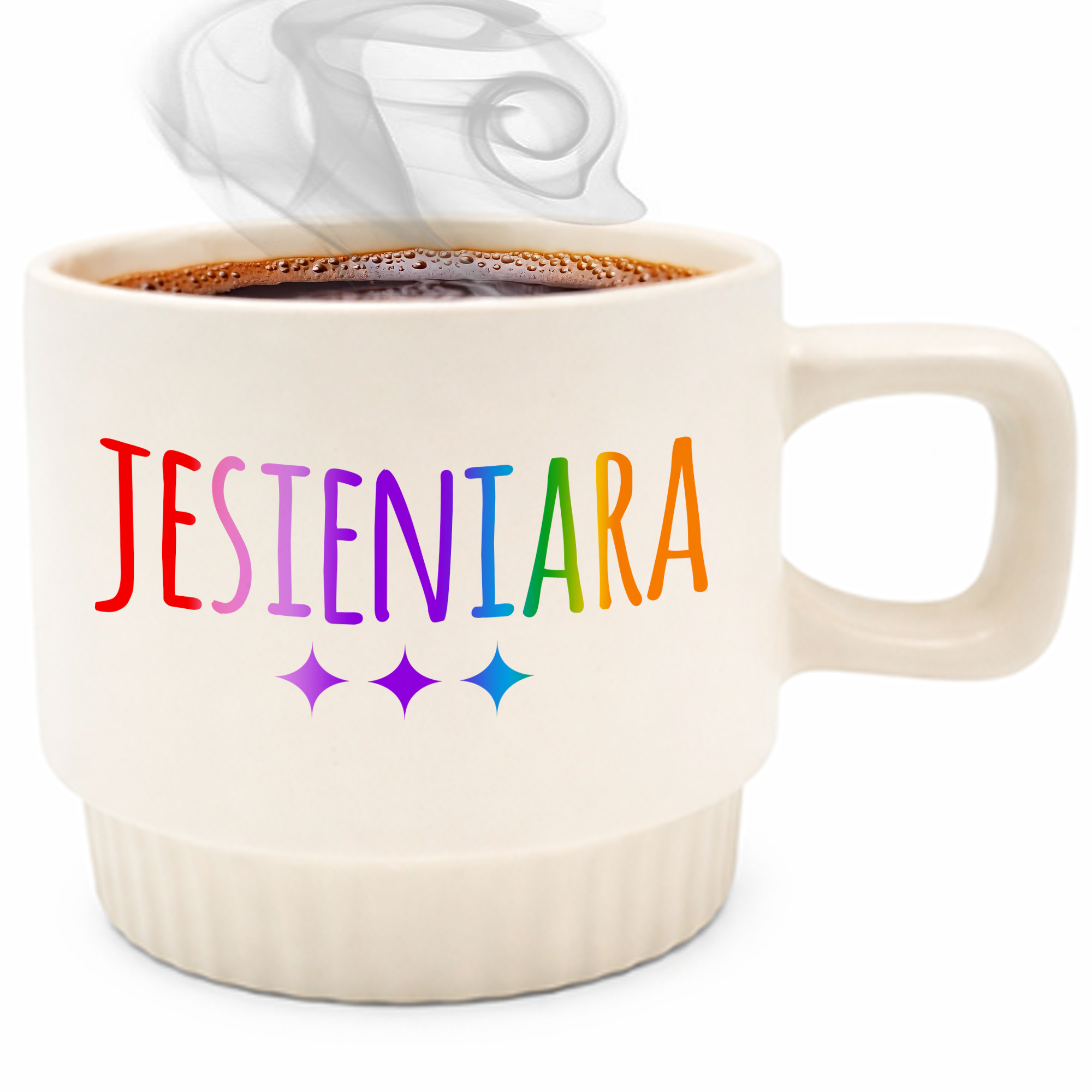 Kubek Jesieniara kubek ryflowany jasnożółty kolor żółty