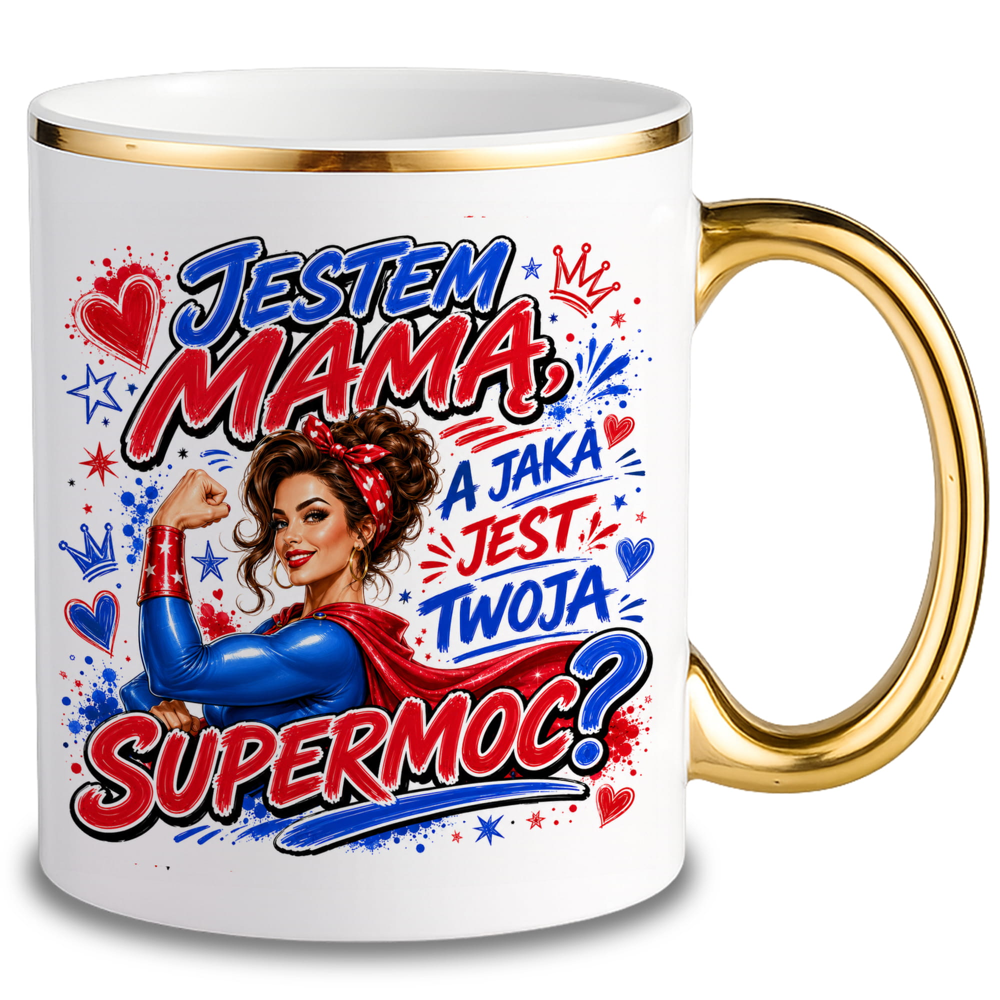 Kubek Jestem mamą a jaka jest Twoja supermoc