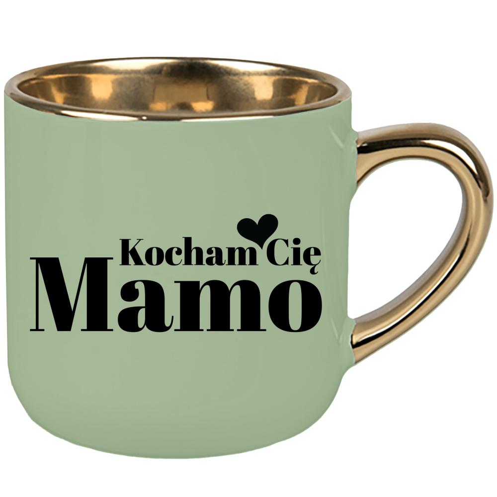 Kubek Kocham Cię mamo kubek elegant duży kolor zielony 2