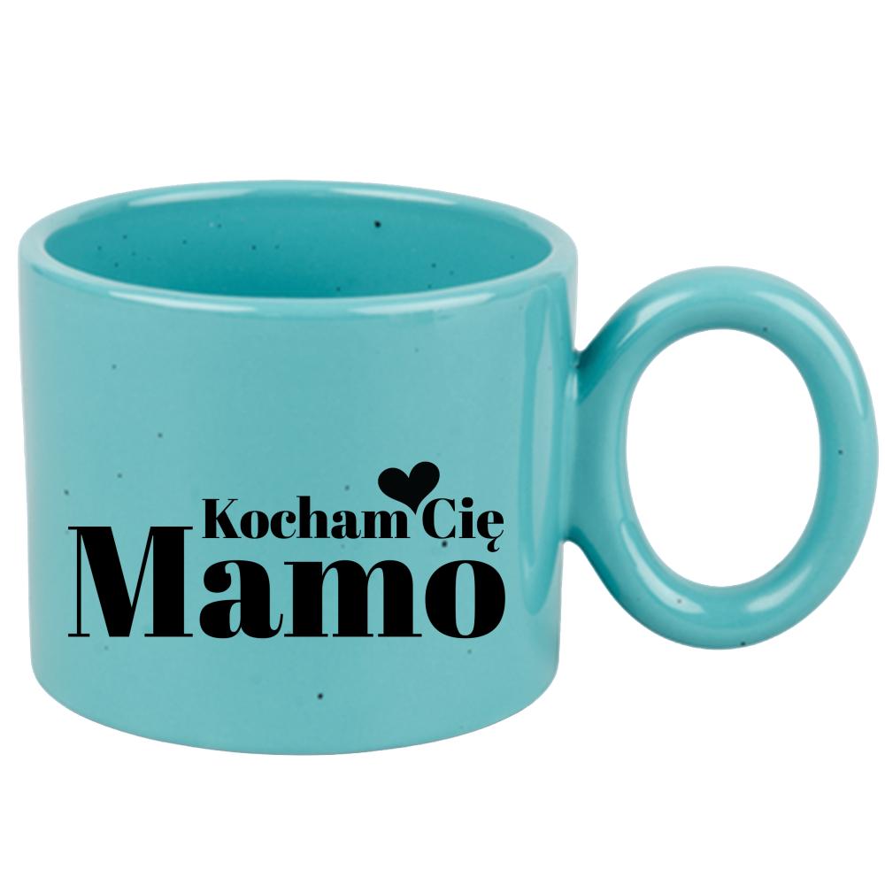 Kubek Kocham Cię mamo kubek ravenna turkusowy kolor zielony 2