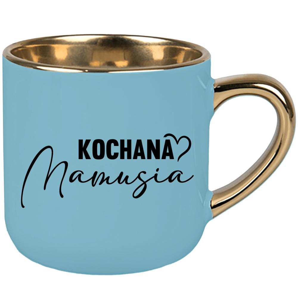 Kubek Kochana mamusia kubek elegant duży kolor niebieski 2