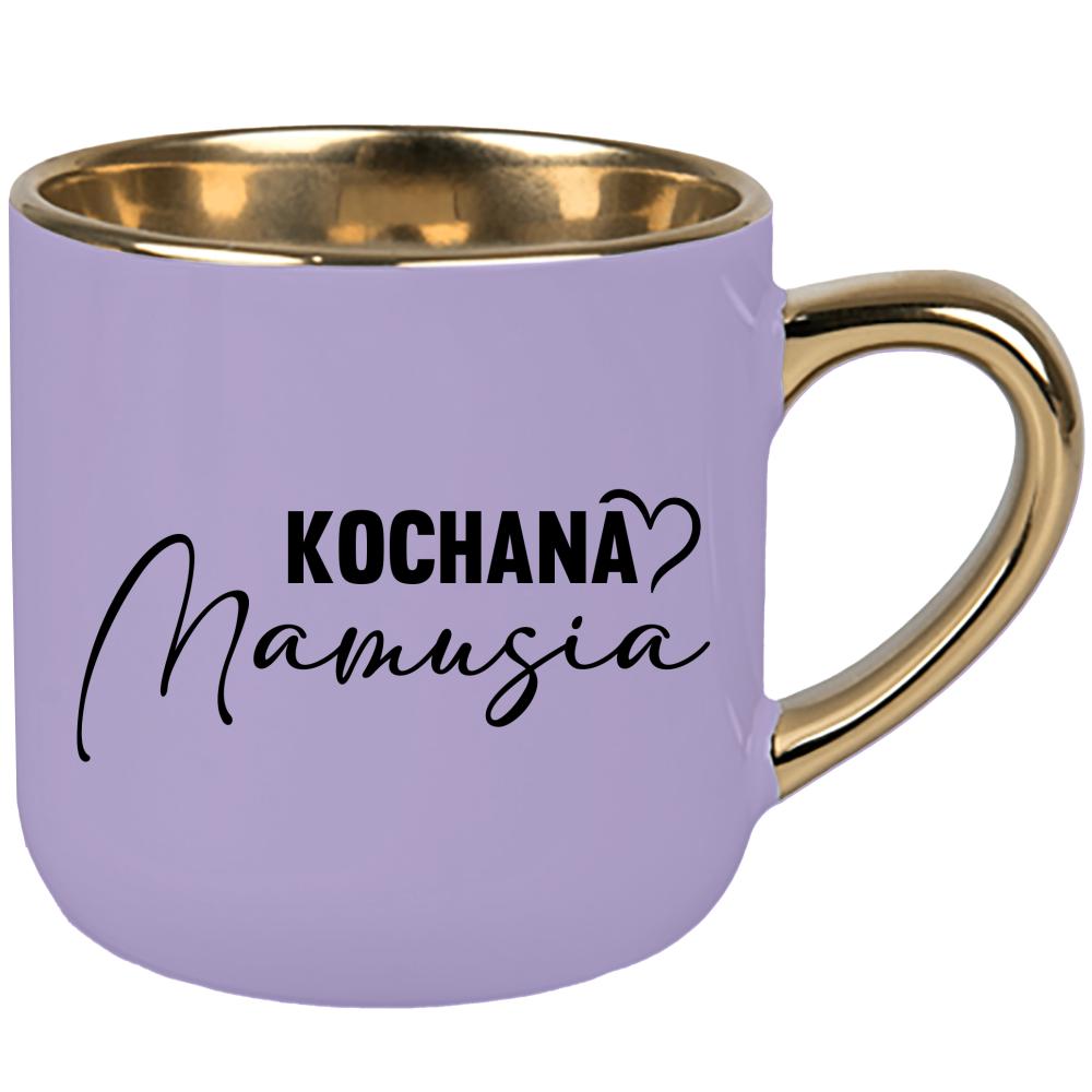 Kubek Kochana mamusia kubek elegant duży kolor pastelowy fiolet