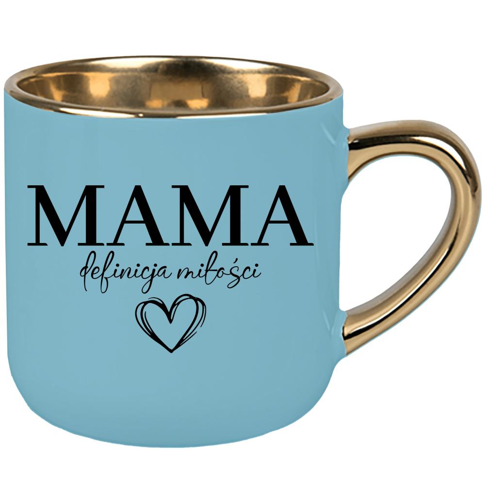 Kubek Mama – definicja miłości kubek elegant duży kolor niebieski 2