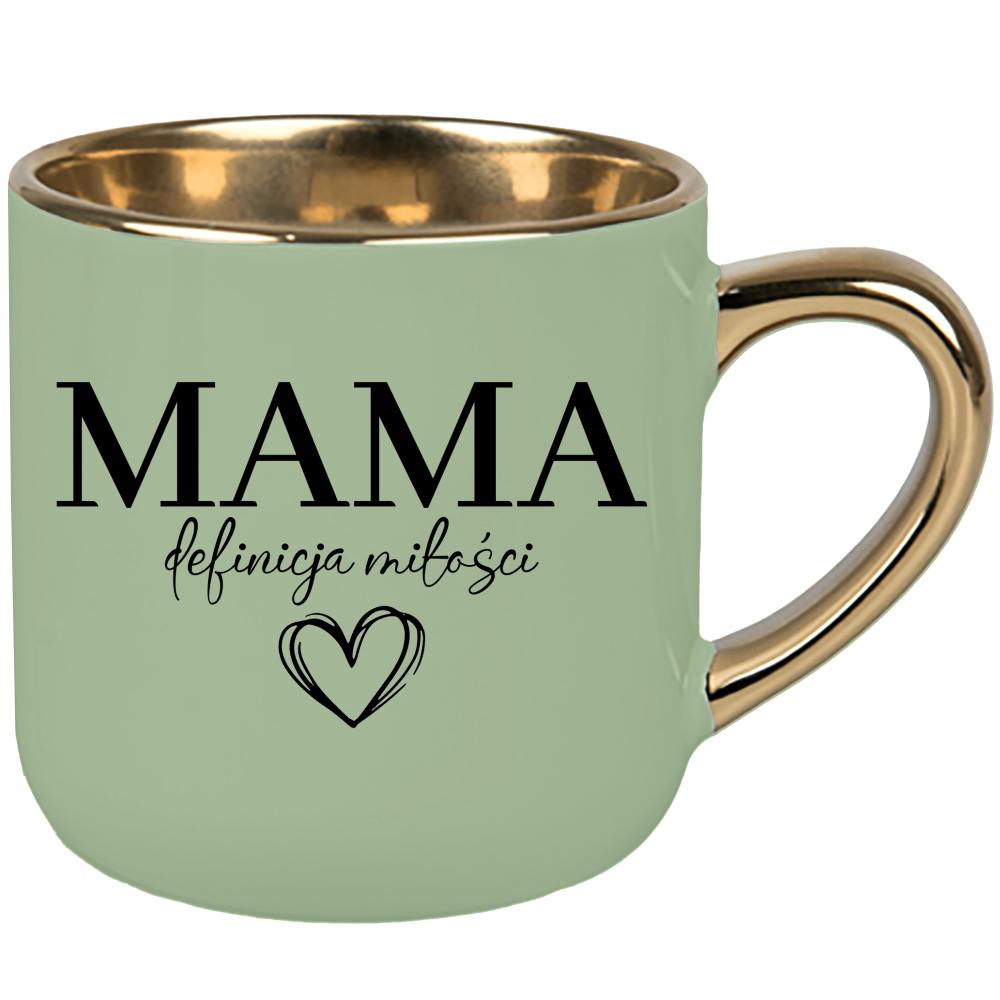 Kubek Mama – definicja miłości kubek elegant duży kolor zielony 2