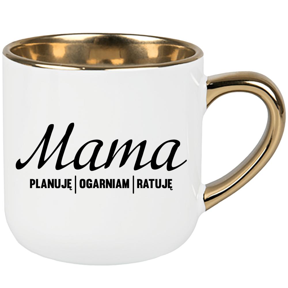 Kubek Mama planuję, ogarniam, ratuję kubek elegant duży