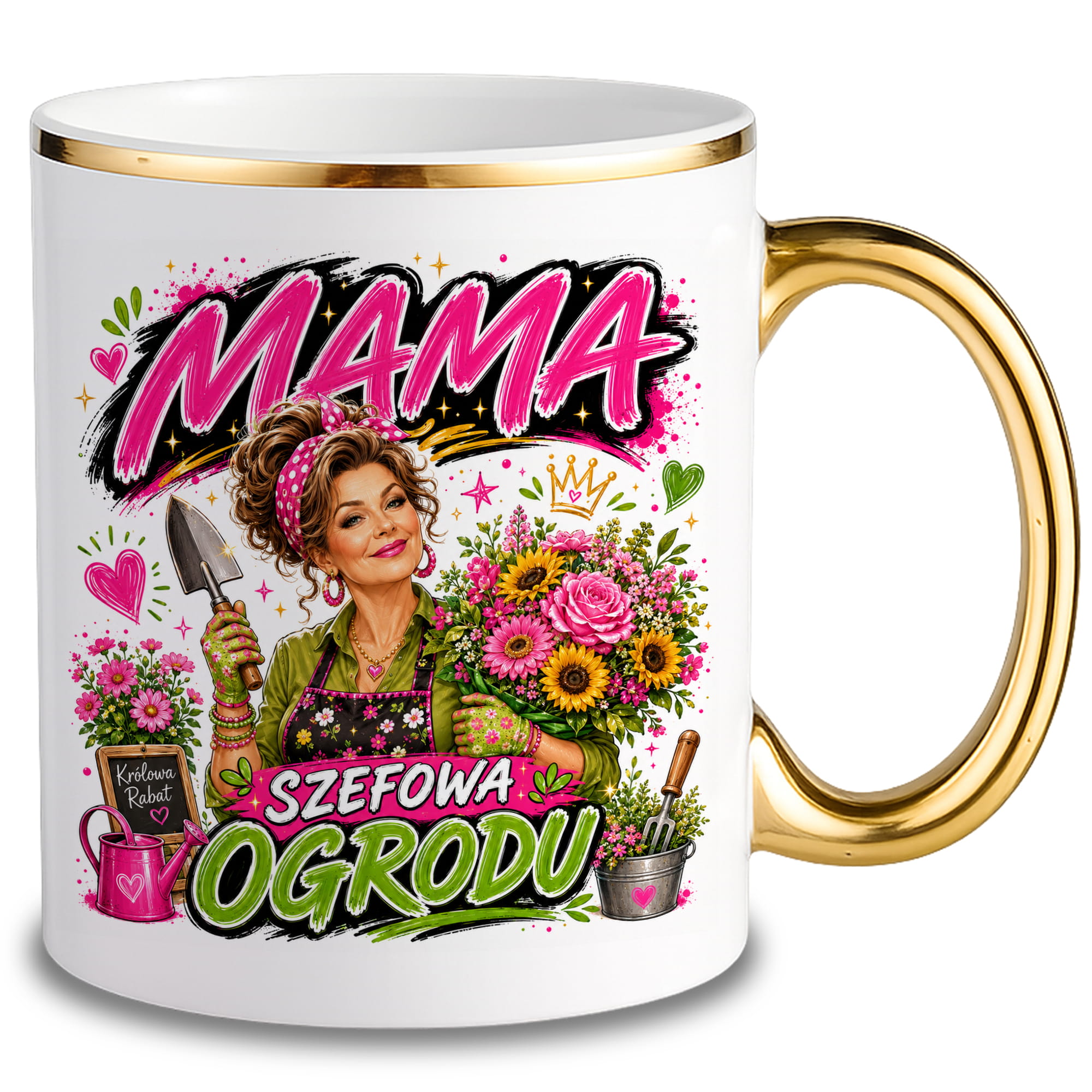 Kubek Mama szefowa ogrodu