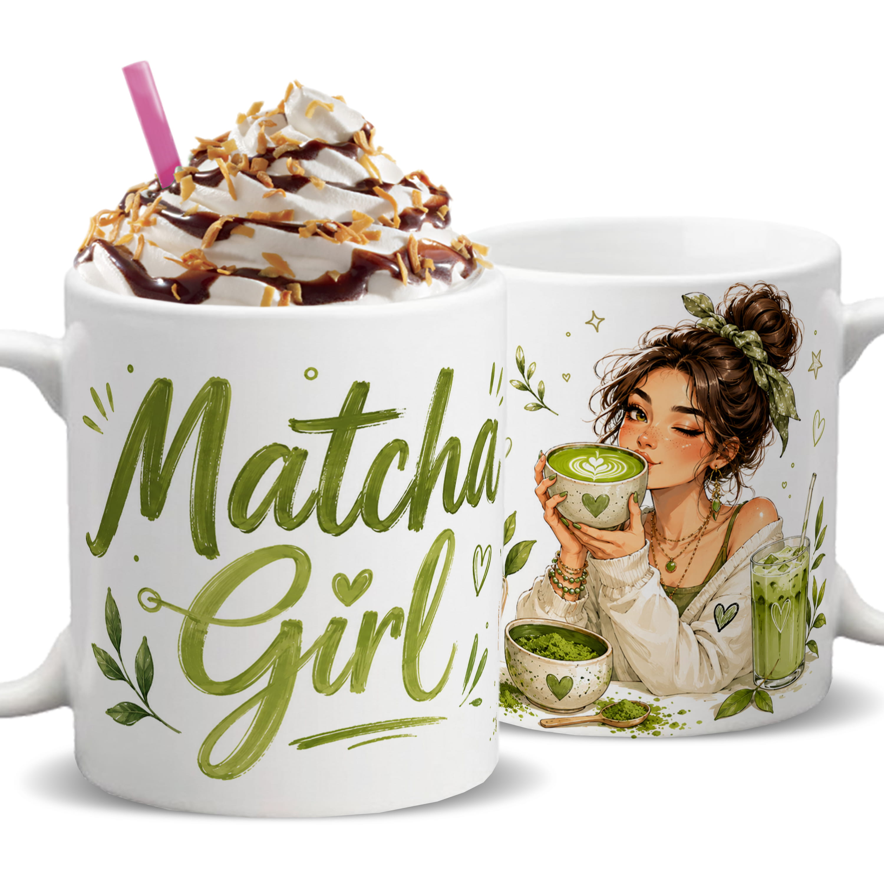 Kubek Matcha Girl kubek ucho kolor