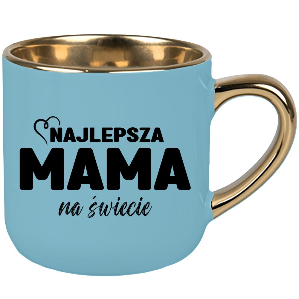 Kubek Najlepsza mama na świecie kubek elegant duży kolor niebieski 2