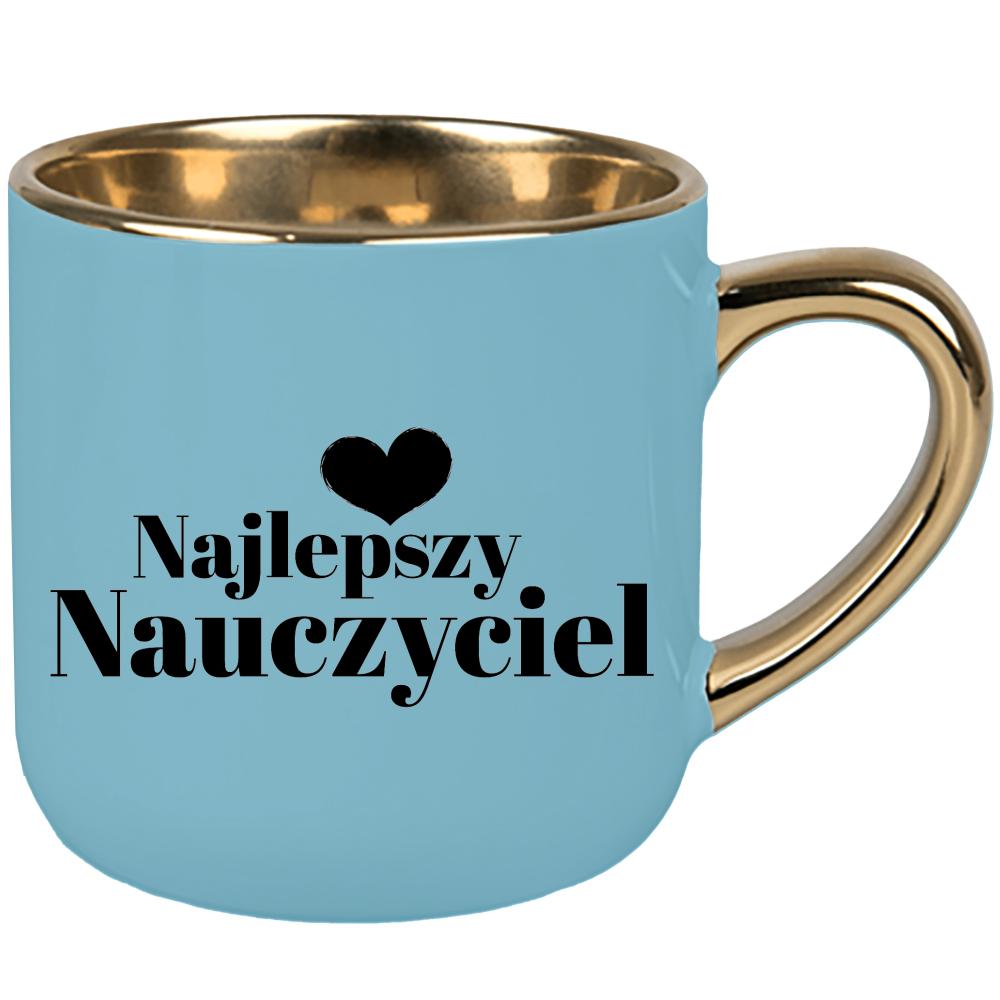 Kubek Najlepszy nauczyciel 2 kubek elegant duży kolor niebieski 2