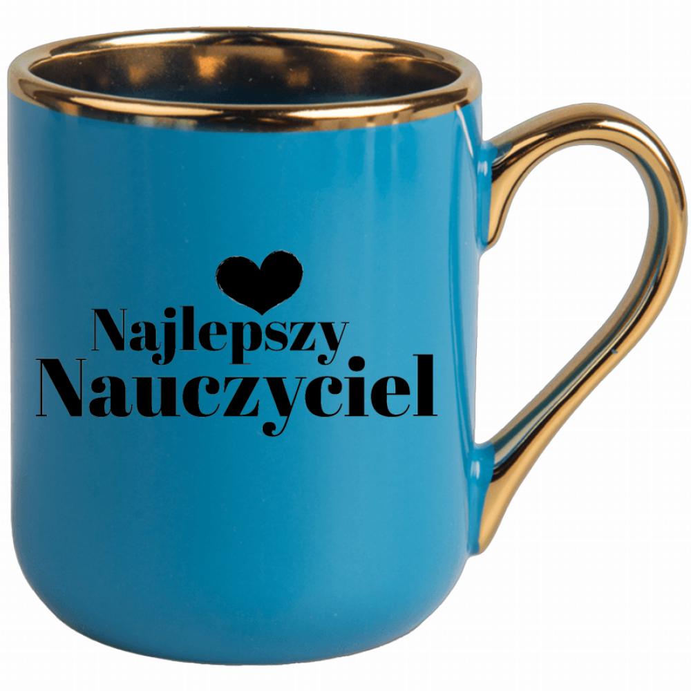 Kubek Najlepszy nauczyciel 2 kubek elegant niebieski kolor niebieski