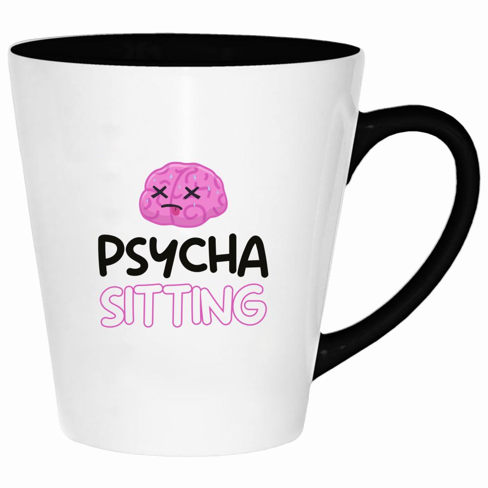 Kubek Psycha Sitting kubek latte kolor czerwony