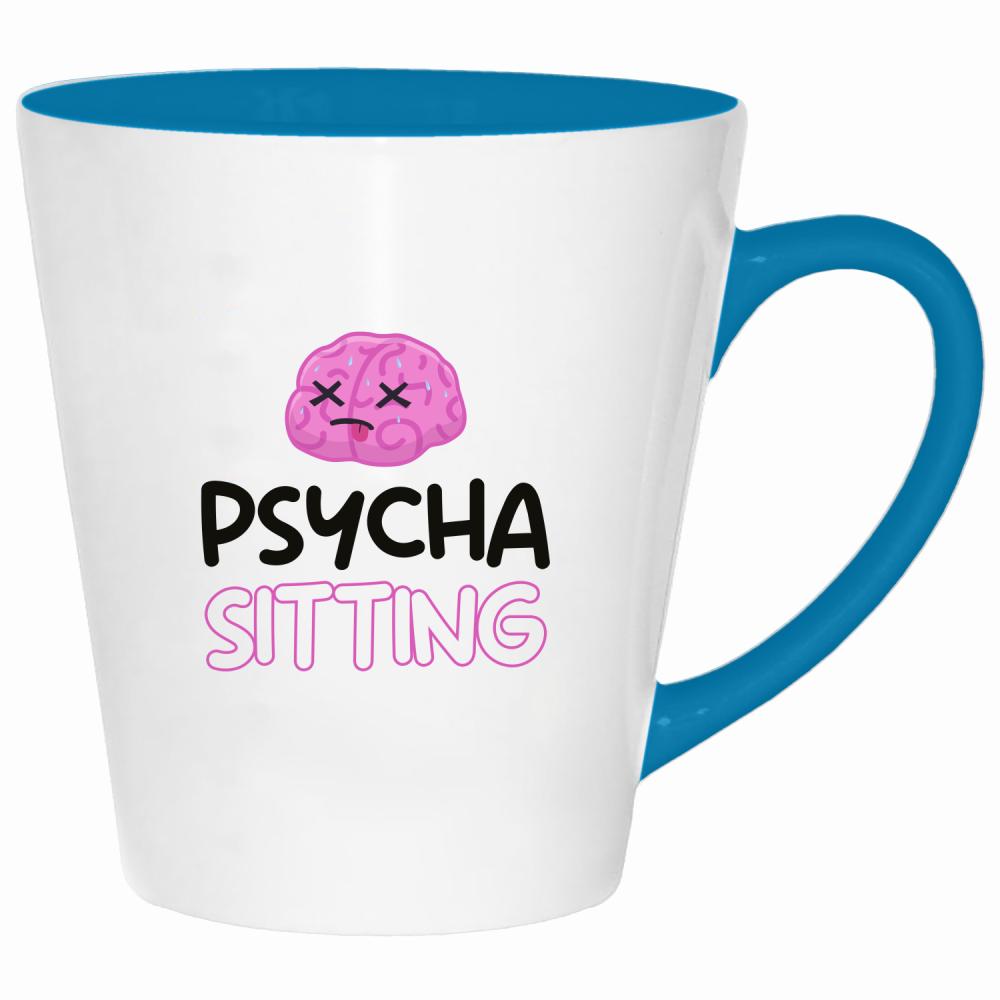 Kubek Psycha Sitting kubek latte kolor turkus