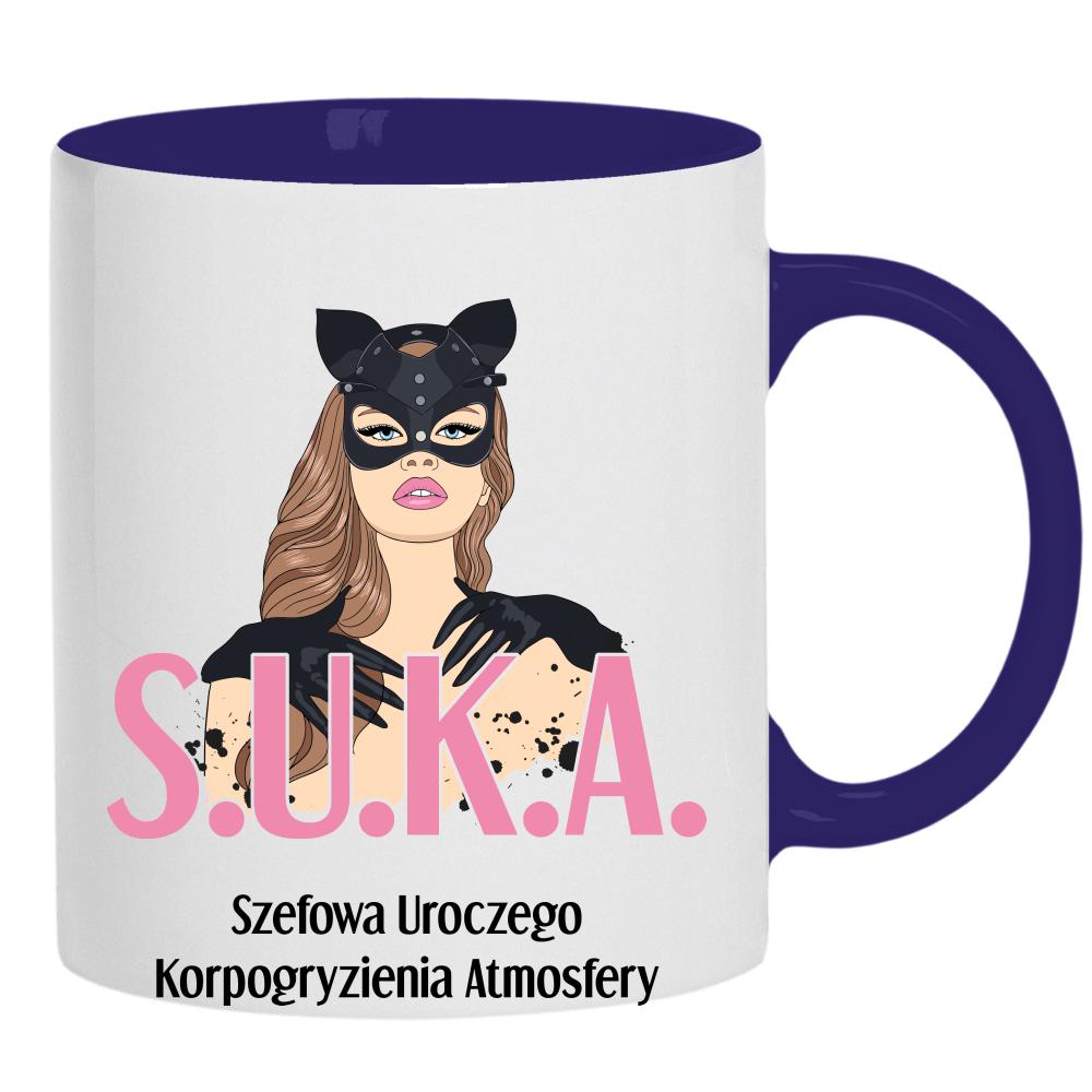 Kubek S.U.K.A kubek ucho kolor kolor navy