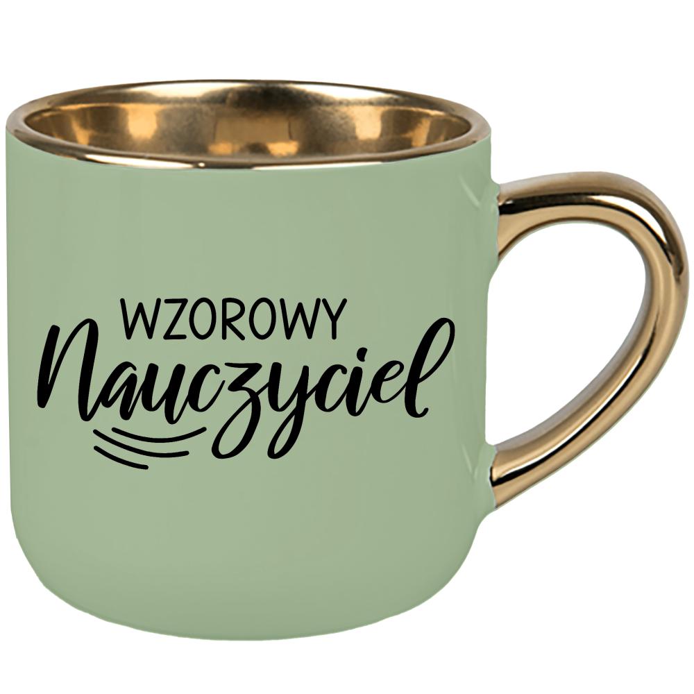 Kubek Wzorowy Nauczyciel 2 kubek elegant duży kolor zielony 2