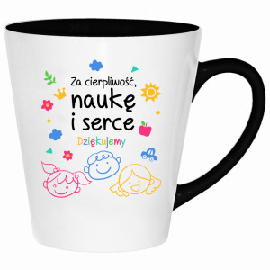 Kubek Za cierpliwość naukę i serce