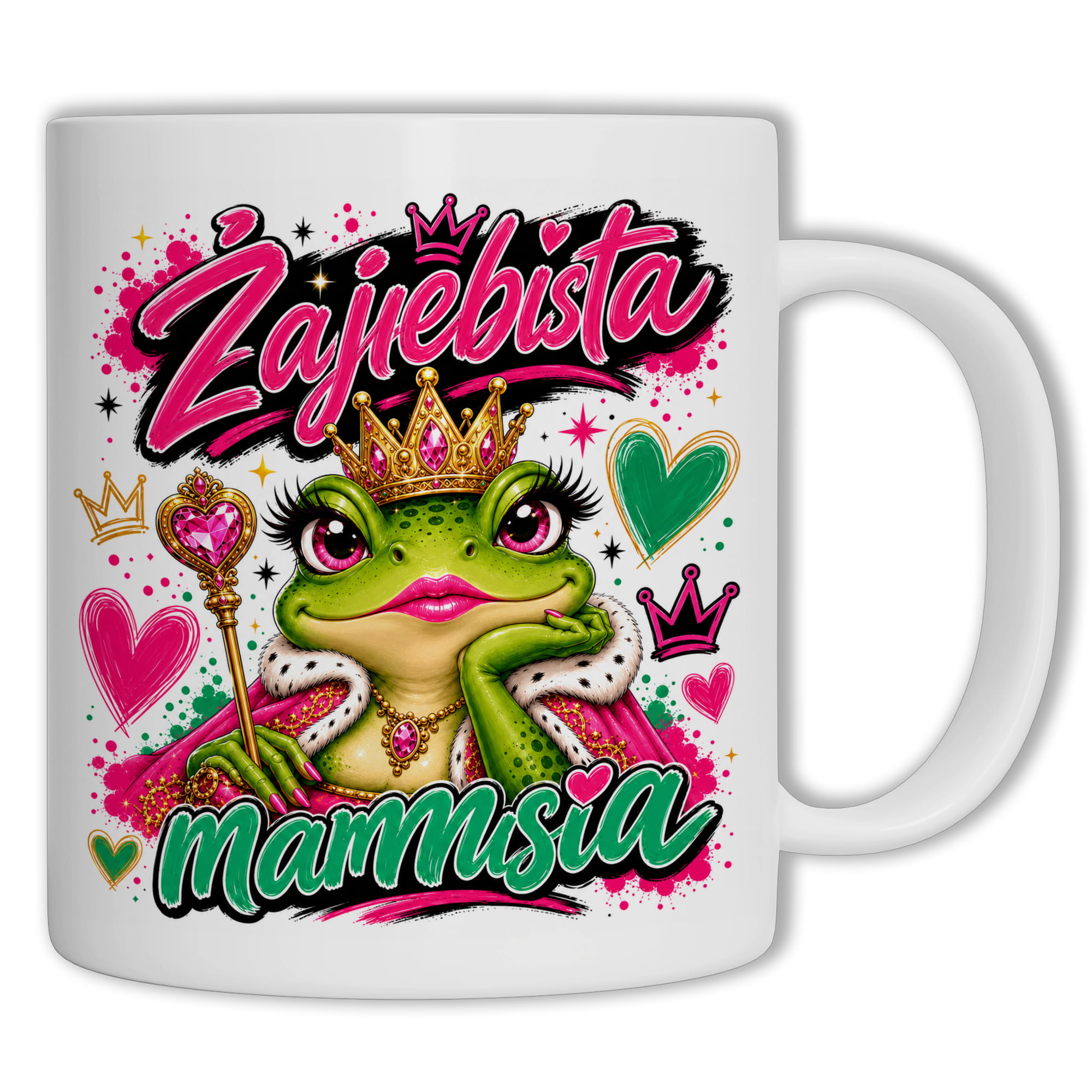 Kubek Żajebista Mama kubek ucho kolor