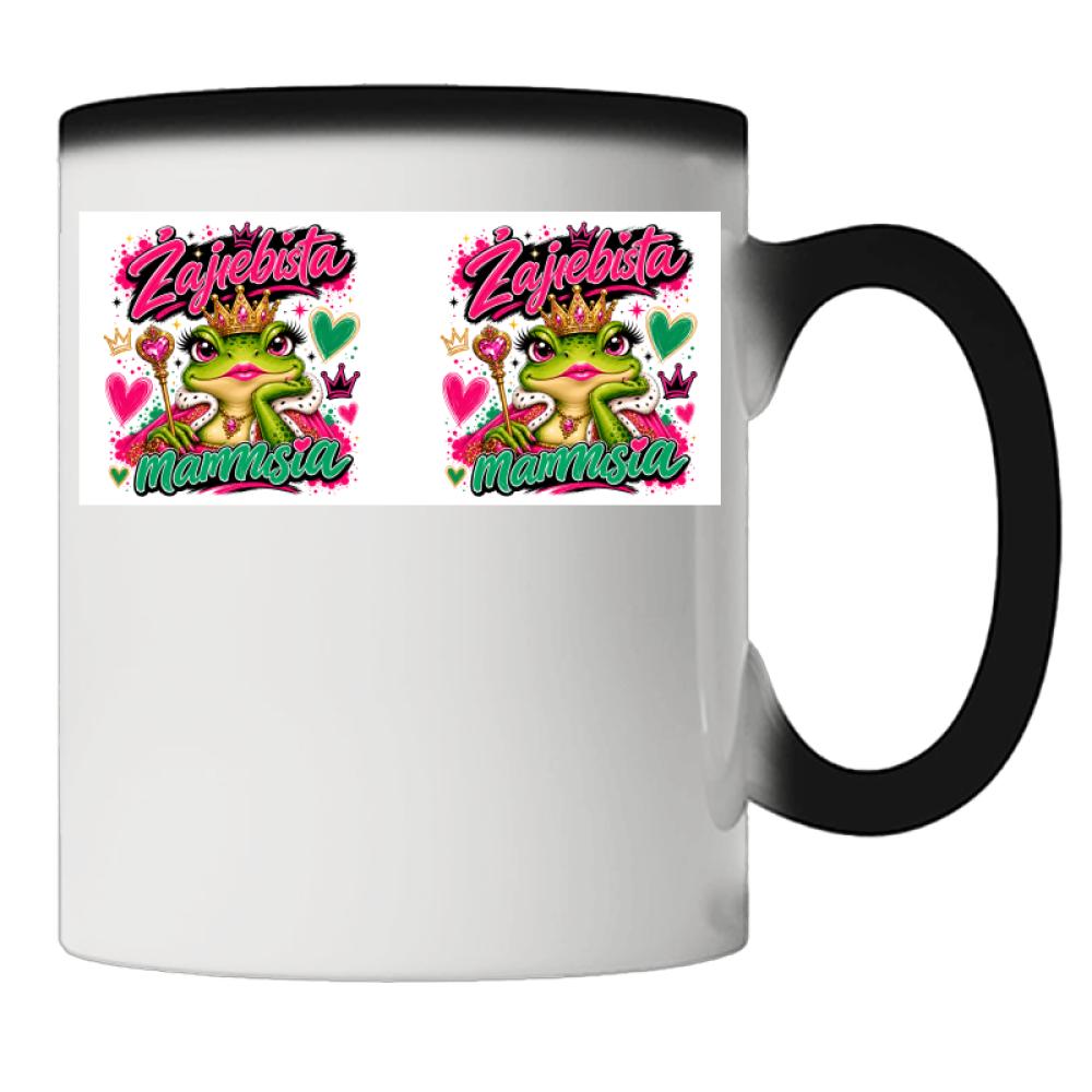 Kubek Żajebista Mama kubek magiczny kolor różowy