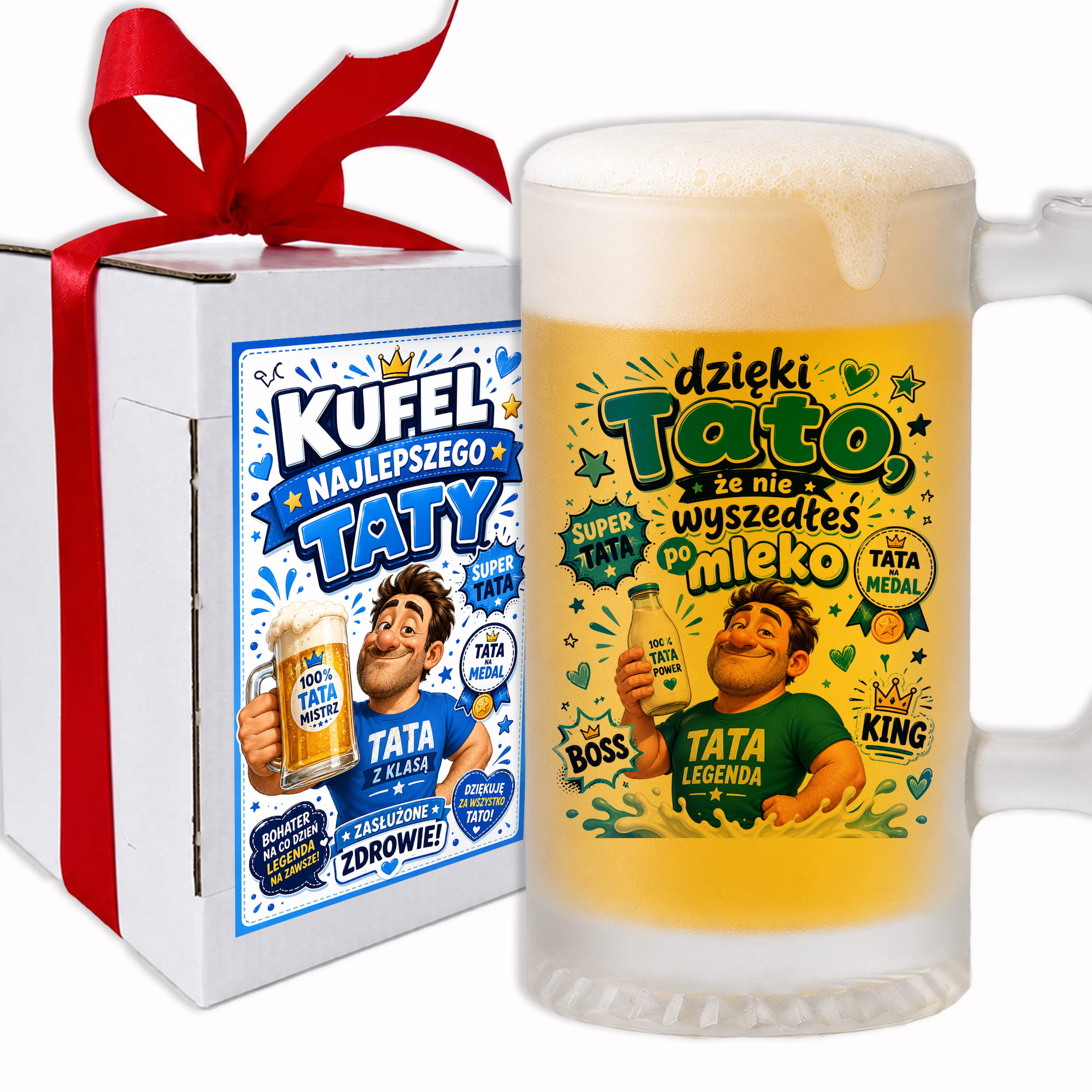 Kufel Tato dzięki że nie wyszedłeś po mleko kufel prezent