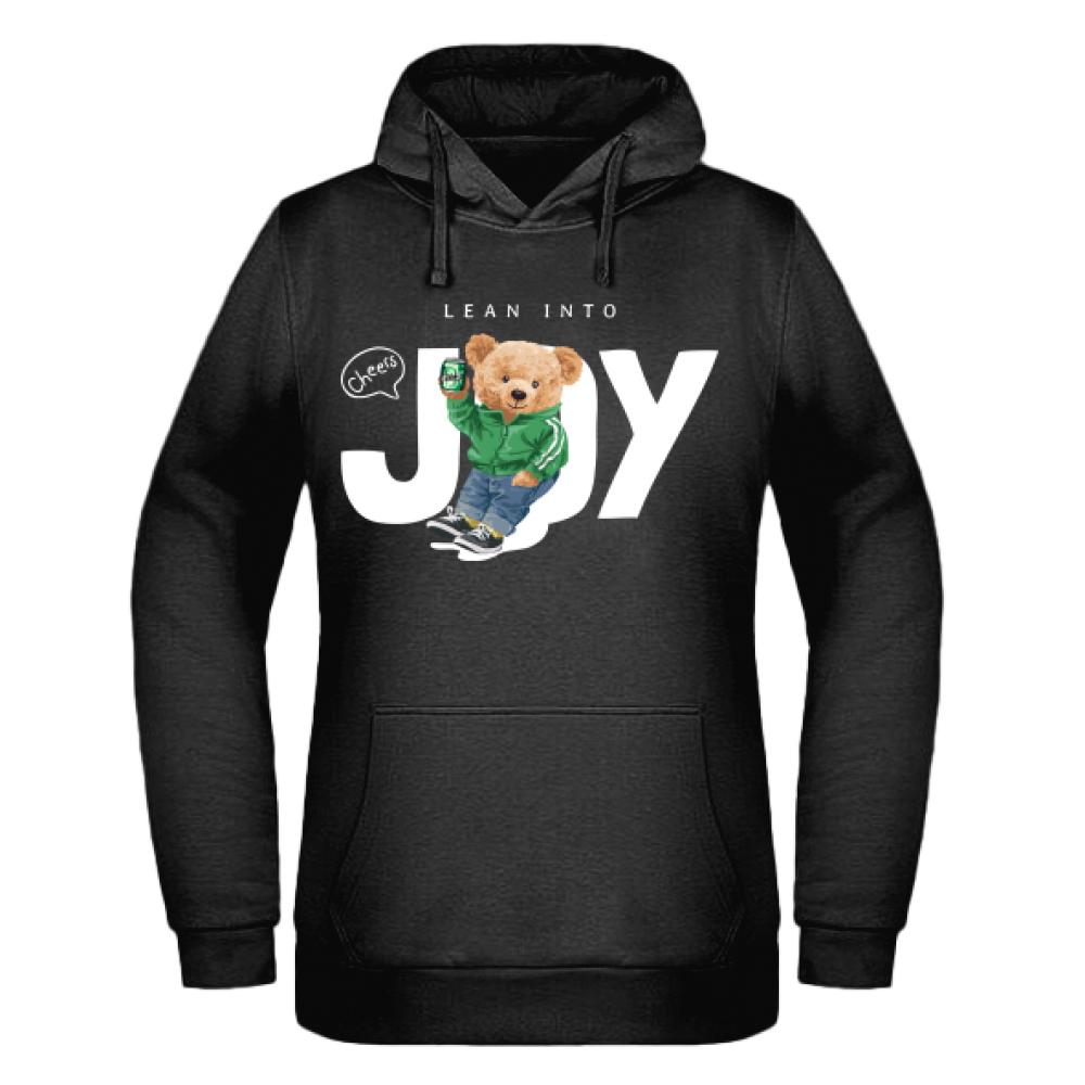 Lean into joy bluza damska z kapturem