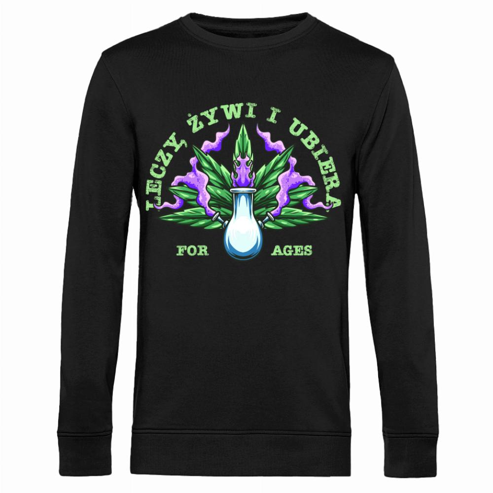 Leczy, żywi i ubiera bluza męska bez kaptura