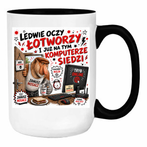 Ledwie oczy łotworzy i już na tym komputerze