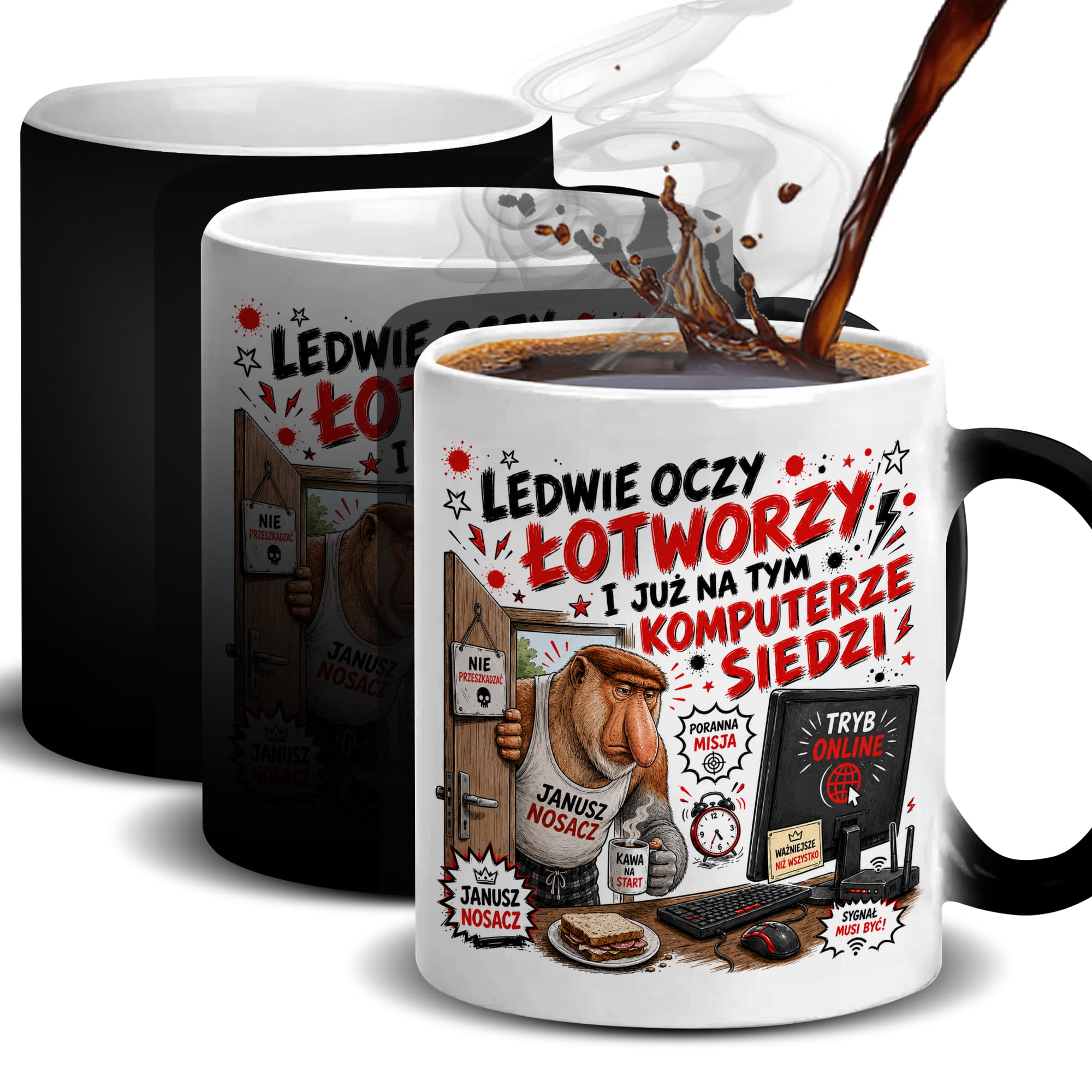 Ledwie oczy łotworzy i już na tym komputerze