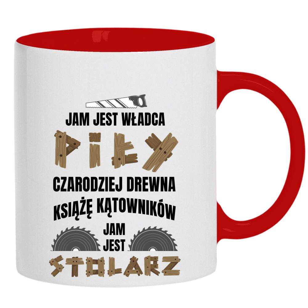 Legenda wśród narzędzi i mistrz kątownika kubek ucho kolor