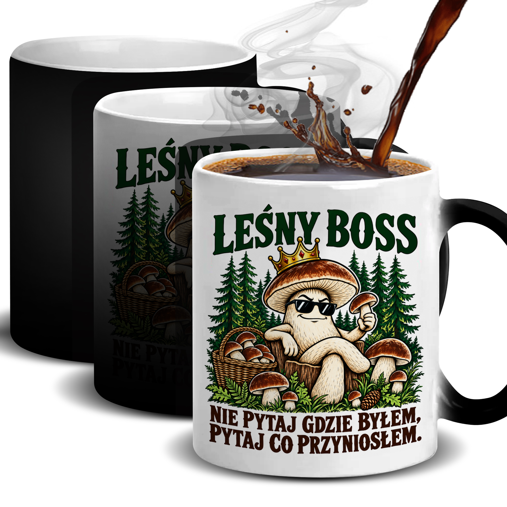 LEŚNY BOSS kubek magiczny