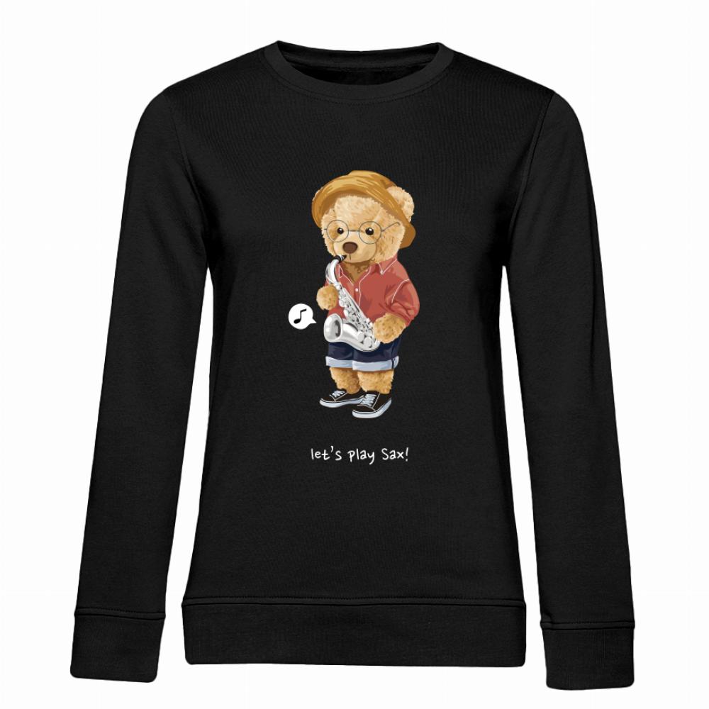 Let's Play Sax bluza damska bez kaptura