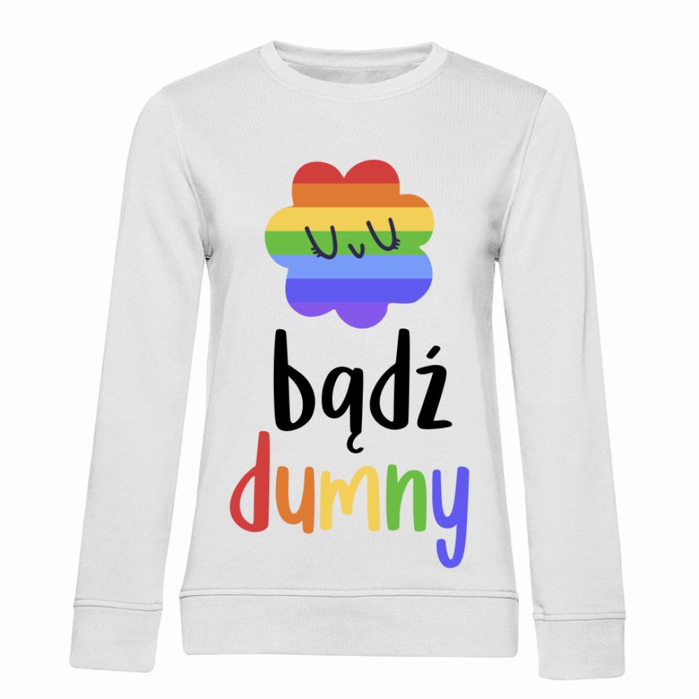 LGBT+ Bądź dumny bluza damska bez kaptura